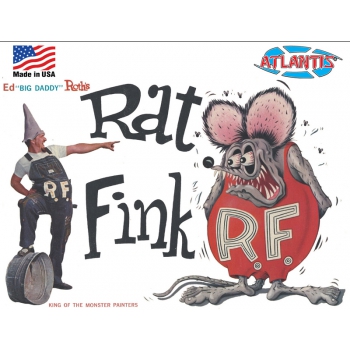 Plastikmodell – ATLANTIS Models Ed Big Daddy Roth Rat Fink Figur – AMCH1305